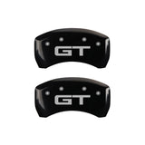 MGP Rear set 2 Caliper Covers Engraved Rear 2015/GT Black finish silver ch