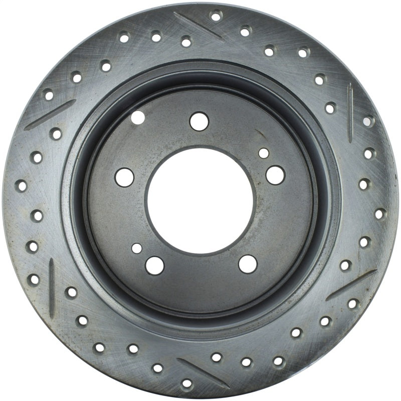 StopTech Select Sport 10-13 Kia Soul / Forte Right Slotted & Drilled Sport Brake Rotor - Rear