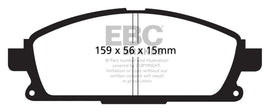 EBC 01 Infiniti Q45 4.1 Redstuff Front Brake Pads
