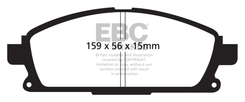 EBC 01 Infiniti Q45 4.1 Yellowstuff Front Brake Pads