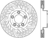 StopTech 11-14 Porsche Cayenne / 11-15 VW Touareg Front Right Slotted Sport Brake Rotor