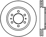 StopTech 2009 Ford F-150 w/ 6 Lug Slotted Front Right Sport Cryo Brake Rotor
