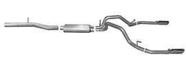Gibson 14-18 GMC Sierra 1500 Base 5.3L 3in/2.25in Cat-Back Dual Split Exhaust - Stainless