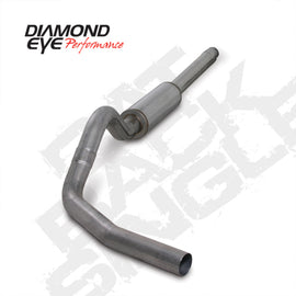 Diamond Eye KIT 4in Catback Single SS: 94-97 FORD 7.3L F250/F350 PWRSTROKE