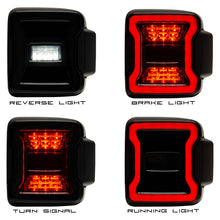 Load image into Gallery viewer, Oracle Jeep Wrangler JL Black Series LED Tail Lights