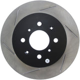 StopTech 02-03 Honda Civic Si Hatchback Slotted Right Rear Rotor