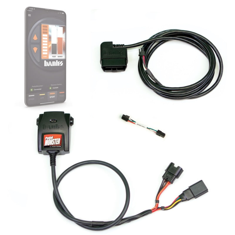Banks Power Pedal Monster Kit (Stand-Alone) - Molex MX64 - 6 Way - Use w/Phone - GTR Auto