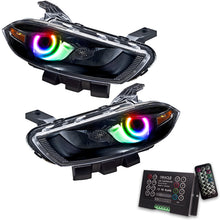 Load image into Gallery viewer, Oracle 13-14 Dodge Dart (HID Style) SMD HL - Black - ColorSHIFT w/ 2.0 Controller SEE WARRANTY