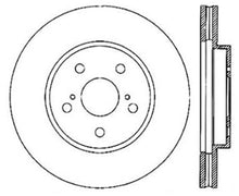 Load image into Gallery viewer, Stoptech 06-15 Lexus IS250 / 02-06 Toyota Camry / 04-10 Toyota Sienna Front Cryo Brake Rotor