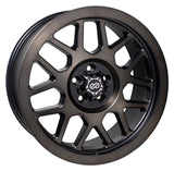 Enkei Matrix 17x8 6x139.7 30mm Offset 93.1mm Bore Brushed Black Wheel