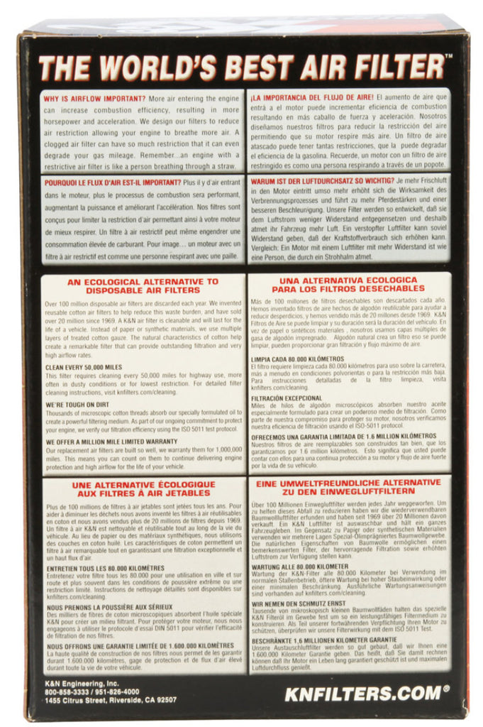 K&N Harley-Davidson F/I Models 1995-1998 Air Filter