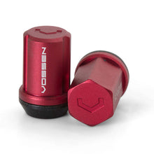 Load image into Gallery viewer, Vossen 35mm Lug Nut - 12x1.5 - 19mm Hex - Cone Seat - Red (Set of 20)