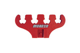 Moroso Wire Loom - 7-9mm - 4 Hole - Red - 2 Per Card