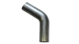 Vibrant 2.5in O.D. T304 SS 60 deg Mandrel Bend 6in x 6in leg lengths (3.5in Centerline Radius)