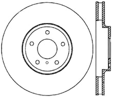 Load image into Gallery viewer, StopTech 06-18 Nissan Maxima SportStop Cryo Slotted &amp; Drilled Front Right Rotor