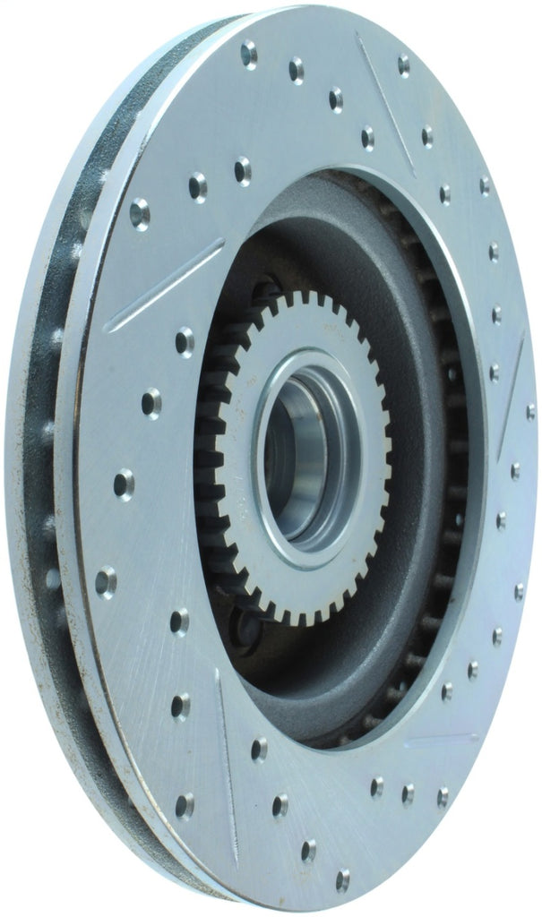 StopTech 91-96 Chevrolet Caprice Sport Drilled & Slotted Front Right Rotor