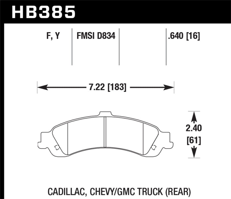 Hawk HPS Street Brake Pads