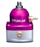 Fuelab 515 EFI Adjustable FPR 90-125 PSI (2) -10AN In (1) -6AN Return - Purple