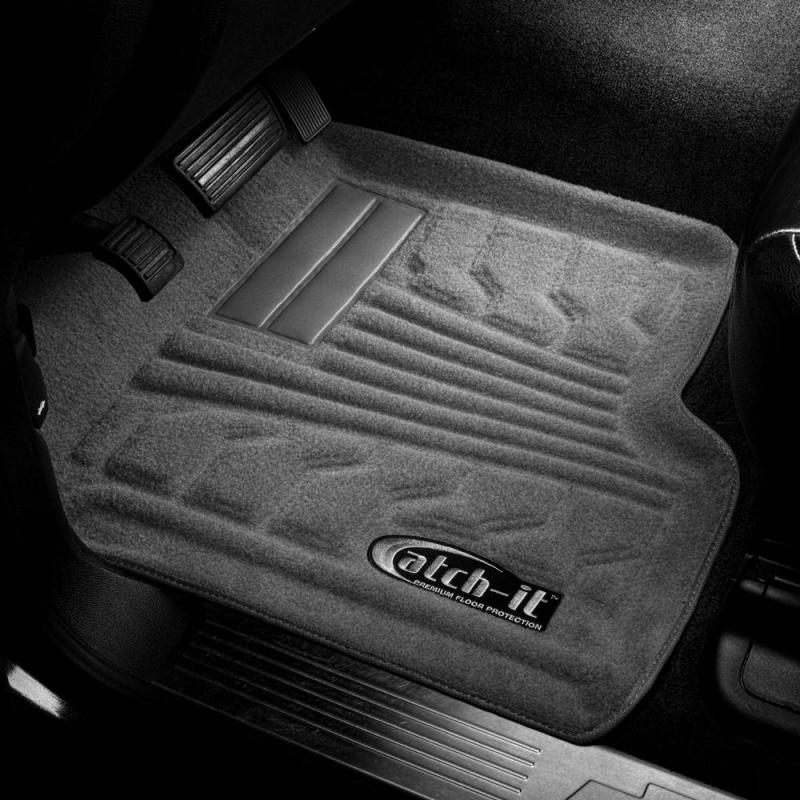 Lund 13-16 Ford F-250 Super Duty Catch-It Carpet Front Floor Liner - Grey (2 Pc.)
