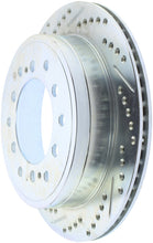 Load image into Gallery viewer, StopTech 10-19 Lexus GX / Toyota 4Runner Select Sport Slotted &amp; Drilled Rear Right Rotor