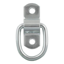 Load image into Gallery viewer, Curt 1in x 1-1/4in Surface-Mounted Tie-Down D-Ring (1200lbs Clear Zinc)