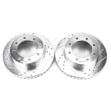 Load image into Gallery viewer, Power Stop 10-12 Ford F-450 Super Duty Front Drilled &amp; Slotted Rotor - Pair