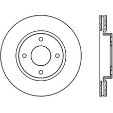 Load image into Gallery viewer, Stop Tech 07-12 Nissan Sentra Slotted Right Front CRYO Rotor