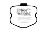 EBC 10-13 Chevrolet Corvette (C6) 6.2 Grand Sport Orangestuff Front Brake Pads