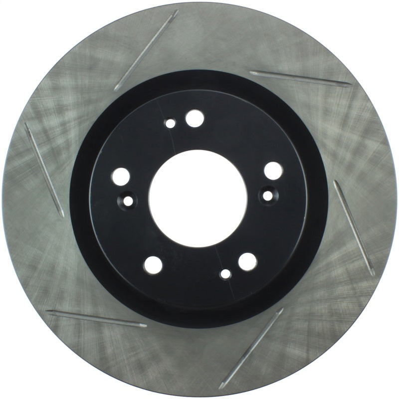 StopTech Power Slot 06-09 Mitsubishi Eclipse GS 4cyl / GT 6cyl Slotted Right Front Rotor