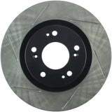 StopTech Power Slot 06-09 Mitsubishi Eclipse GS 4cyl / GT 6cyl Slotted Right Front Rotor