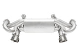 SOUL 2020+ Porsche 718 GT4 / Spyder / GTS 4.0L Valved Exhaust - Brushed Slash Cut Tips - No VC
