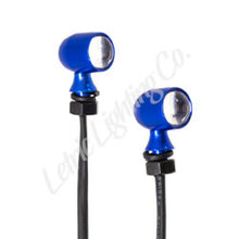 Load image into Gallery viewer, Letric Lighting 12mm Mini Red Turn Signal LED- Blue Anodized