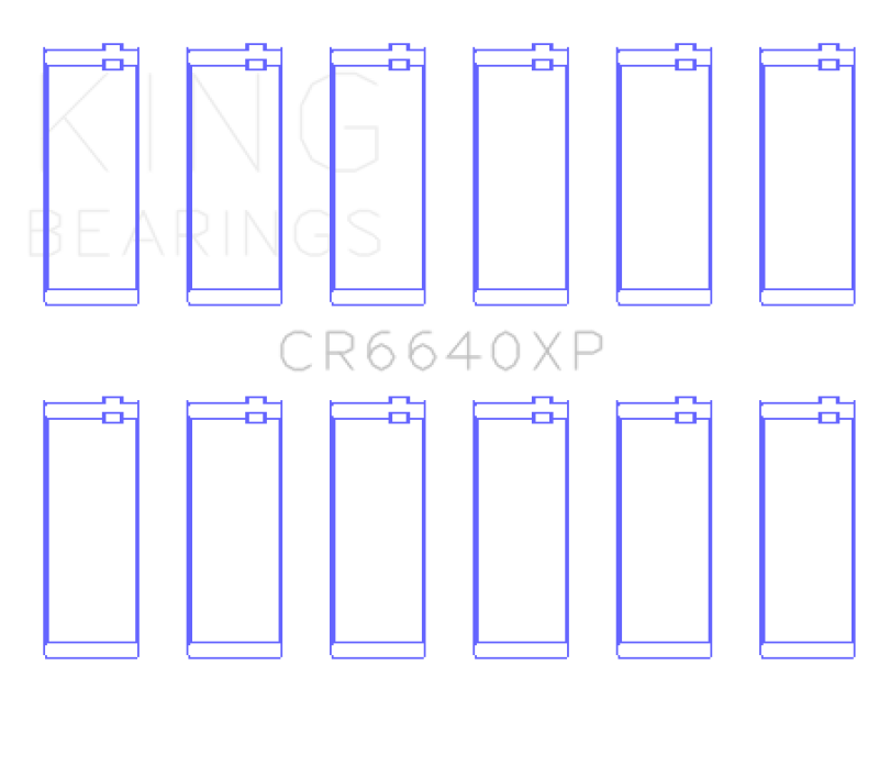 King Engine Bearings BMW M20/M50 2.0L/2.5L/2.7L Performance Rod Bearing Set - Size STD - GTR Auto