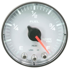 Load image into Gallery viewer, Autometer Spek-Pro Gauge Fuel Level 2 1/16in 0-270 Programmable Wht/Blk