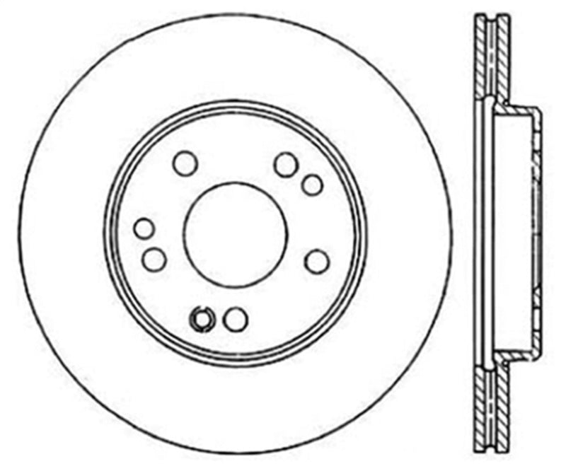 StopTech Drilled Sport Brake Rotor
