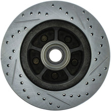 Load image into Gallery viewer, StopTech 68-73 Ford Mustang Select Sport Slotted &amp; Drilled Front Right Rotor