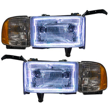 Load image into Gallery viewer, Oracle 94-02 Dodge Ram Pre-Assembled Halo Headlights - White NO RETURNS