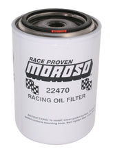 Load image into Gallery viewer, Moroso Ford/Mopar/Import 3/4in Thread 5-1/4in Tall Oil Filter - Racing