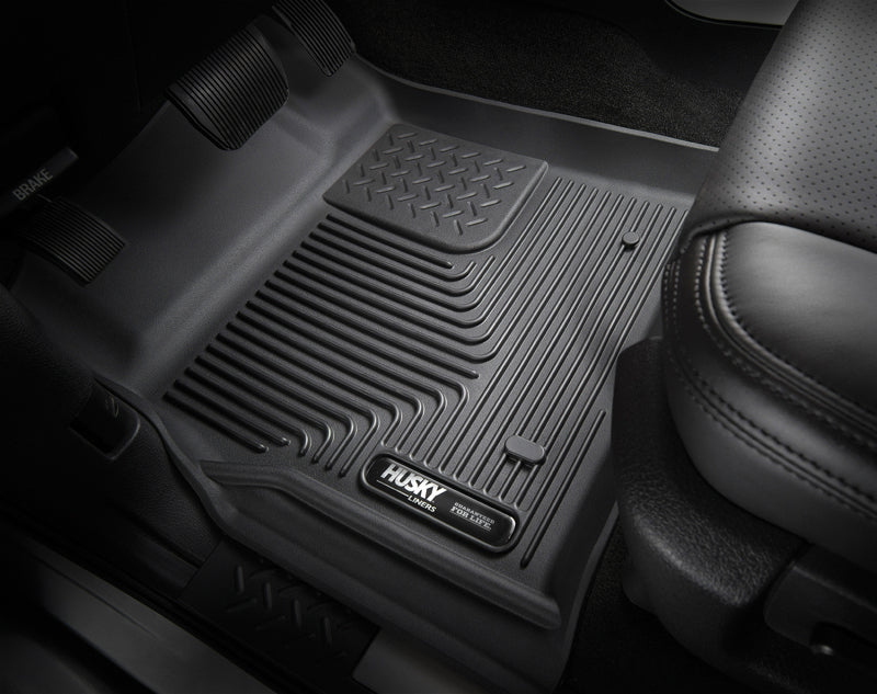 Husky Liners 2015 Chevrolet Suburban / Yukon X-Act Contour Black Floor Liners (2nd Seat) - GTR Auto
