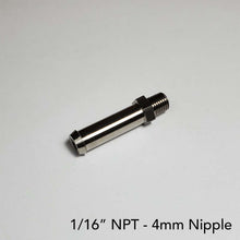 Load image into Gallery viewer, Ticon Industries 4mm Nipple Type 40mm OAL 1/16in NPT Fitting