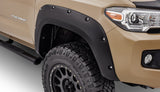 Bushwacker 16-18 Toyota Tacoma Pocket Style Flares 2pc 60.5/73.7in Bed - Black