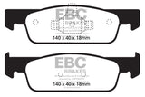 EBC 2016-2017 Smart Fortwo 0.9L Turbo Ultimax2 Front Brake Pads