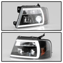 Load image into Gallery viewer, Spyder Ford F-150 04-08 High-Power LED Headlights - Black PRO-YD-FF15004PL-BK