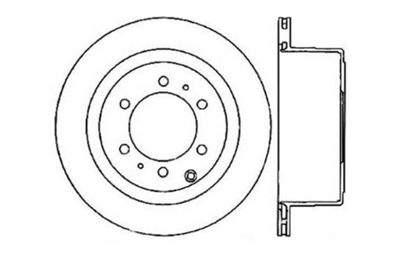 StopTech Drilled Sport Brake Rotor
