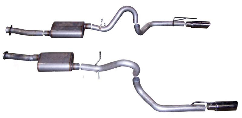 Gibson 99-04 Ford Mustang GT 4.6L 3in Cat-Back Dual Exhaust - Stainless