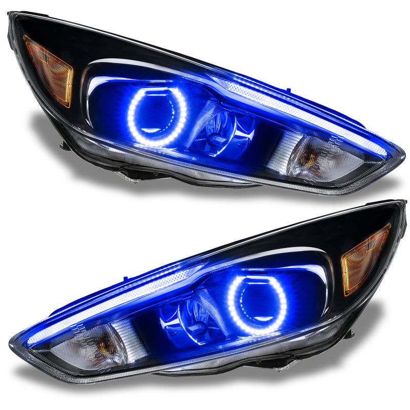 Oracle 15-17 Ford Focus RS/ST DRL Upgrade w/ Halo Kit - ColorSHIFT w/ Simple Controller SEE WARRANTY