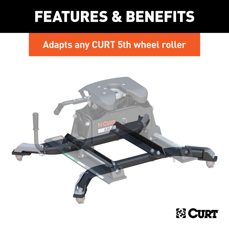 Curt OEM Puck System 5th Wheel Roller Adapter for Ram