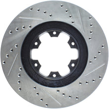 Load image into Gallery viewer, StopTech 98-03 Infiniti QX4/QX56 / 12/98-04 Nissan Pathfinder Slotted &amp; Drilled Right Front Rotor