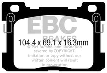 Load image into Gallery viewer, EBC 2017+ Genesis G90 5.0L Greenstuff Rear Brake Pads