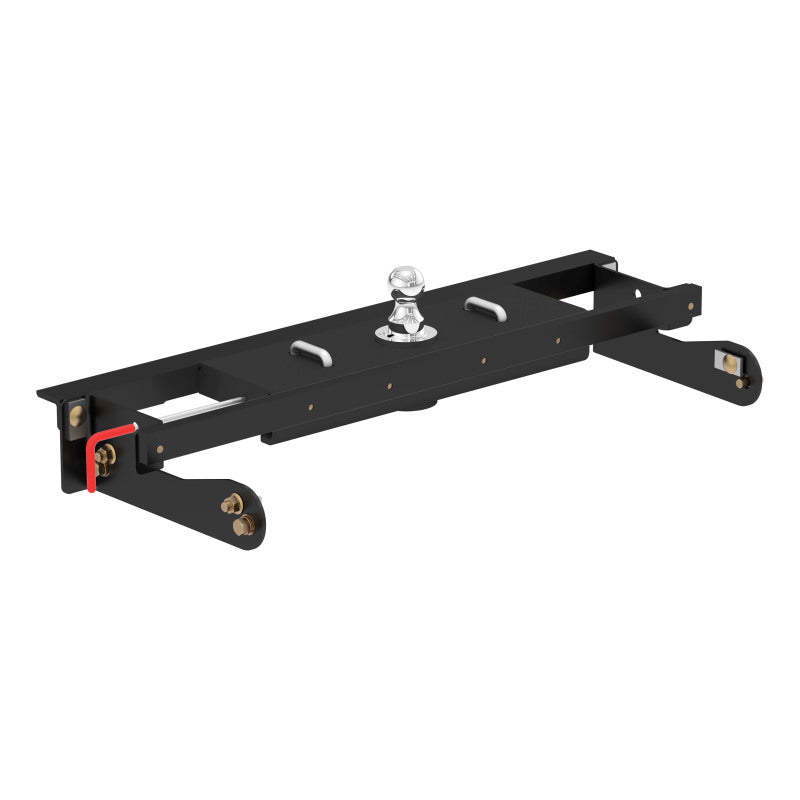 Curt 15-19 Chevrolet Silverado 3500 HD Double Lock EZr Gooseneck Hitch Kit w/Brackets